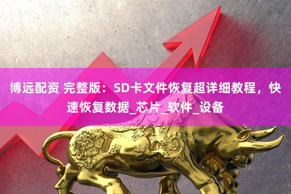 博远配资 完整版：SD卡文件恢复超详细教程，快速恢复数据_芯片_软件_设备