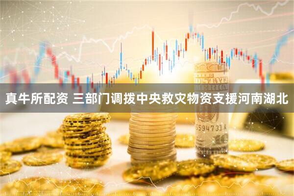 真牛所配资 三部门调拨中央救灾物资支援河南湖北