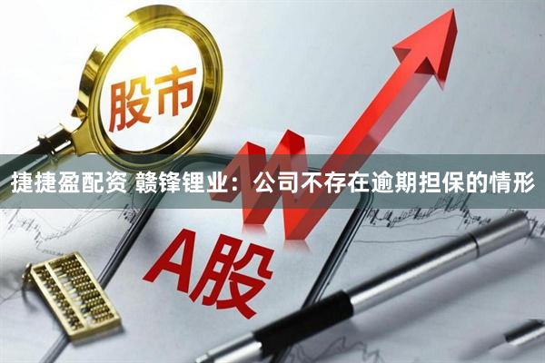 捷捷盈配资 赣锋锂业：公司不存在逾期担保的情形